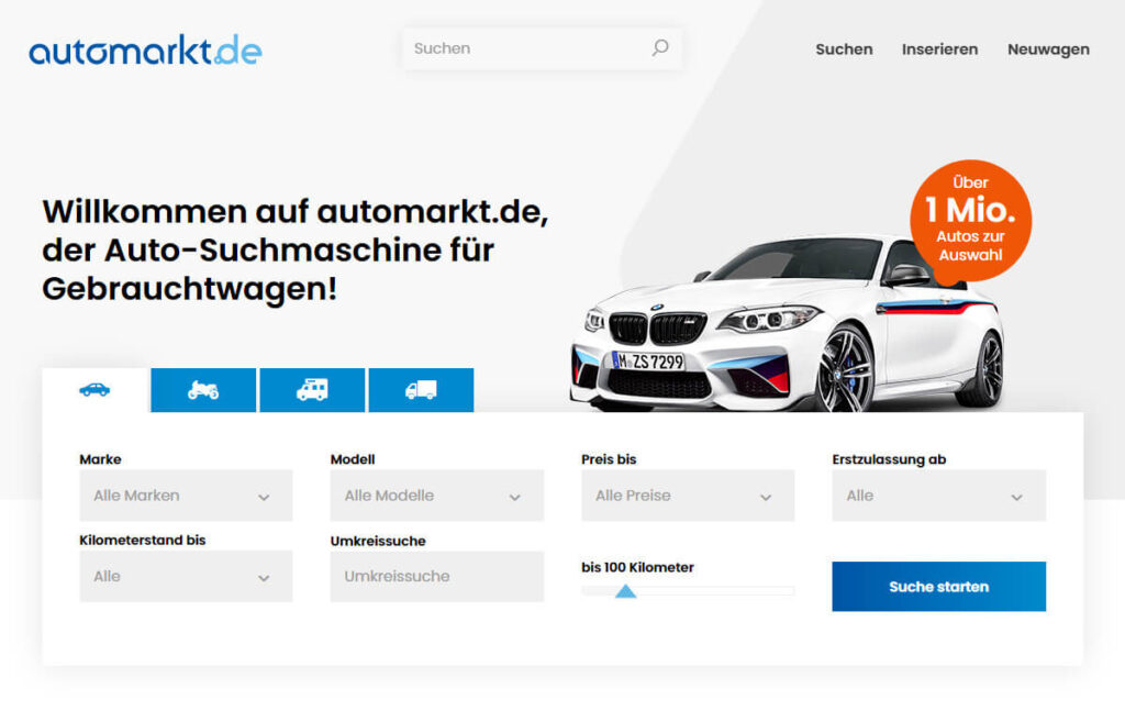 Немецкие автомобильные сайты - топ 5 сайтов с автомобилями из Германии