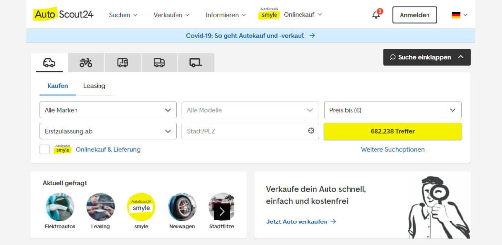 Немецкие автомобильные сайты - топ 5 сайтов с автомобилями из Германии