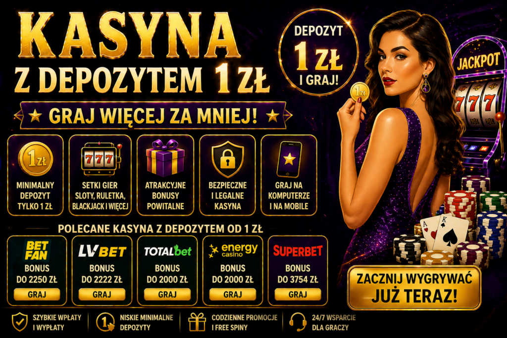Kasyna z depozytem 1 zł